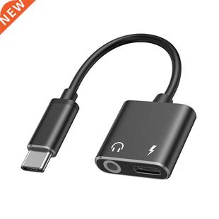 For Type Headphone Audio AUX Adapter Splitter