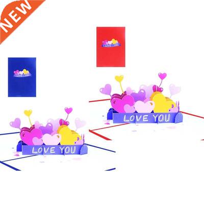 I Love You Heart 3D Pop Up Card Ms Valentines Day Cards