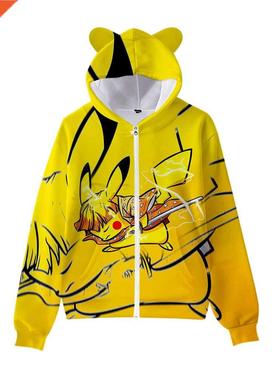 Children Adults Demon Slayer P o k e m o n Sweatshirt Hoodie