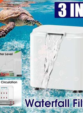2W Aquarium Quiet Turtle Tank Filter Pump Low Water Level Cl