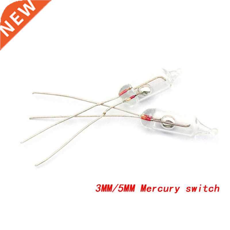 10PCS 3MM 5MM Mercury switch Tilt switch Unidirectional NEW