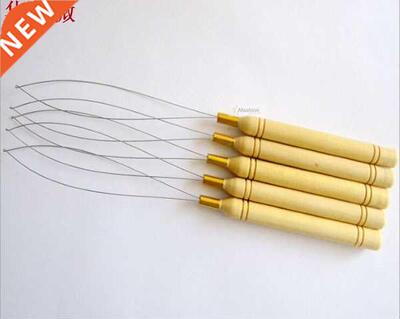 5pcs micro ring wood loop pulling needle for Indian brazilia