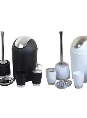 6Pcs Farmhouse Bathroom Accessores Set Loton Dspenser Tum