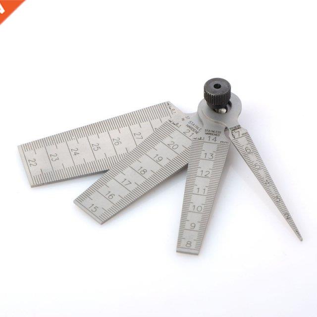 Portable Welding Taper Feeler Gauge Ruler for Measuring Hole