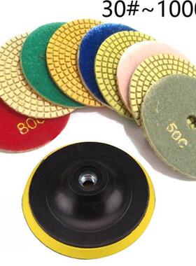 10Pcs/set Dry/Wet Diamond Polishing Pads 3 4 Flexible Poli
