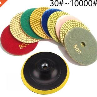 Pads Poli Dry Flexible Polishing Diamond Wet set 10Pcs