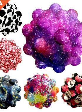 Stylish D Pop Pinch Ball Silicone Push It Bubble Balls Anti