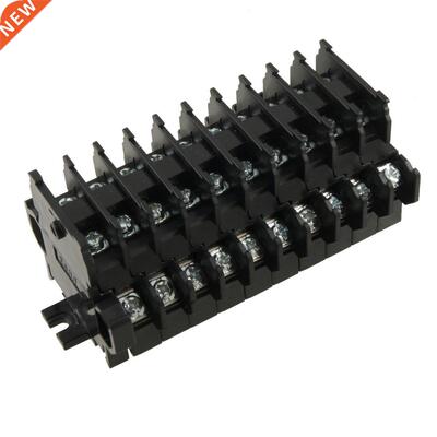 600V 10A 10 Position Double Level Screw Terminal Block rip