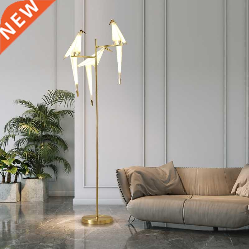 Bird floor lamp Creative Acrylic Thousand Paper Cranes Perch