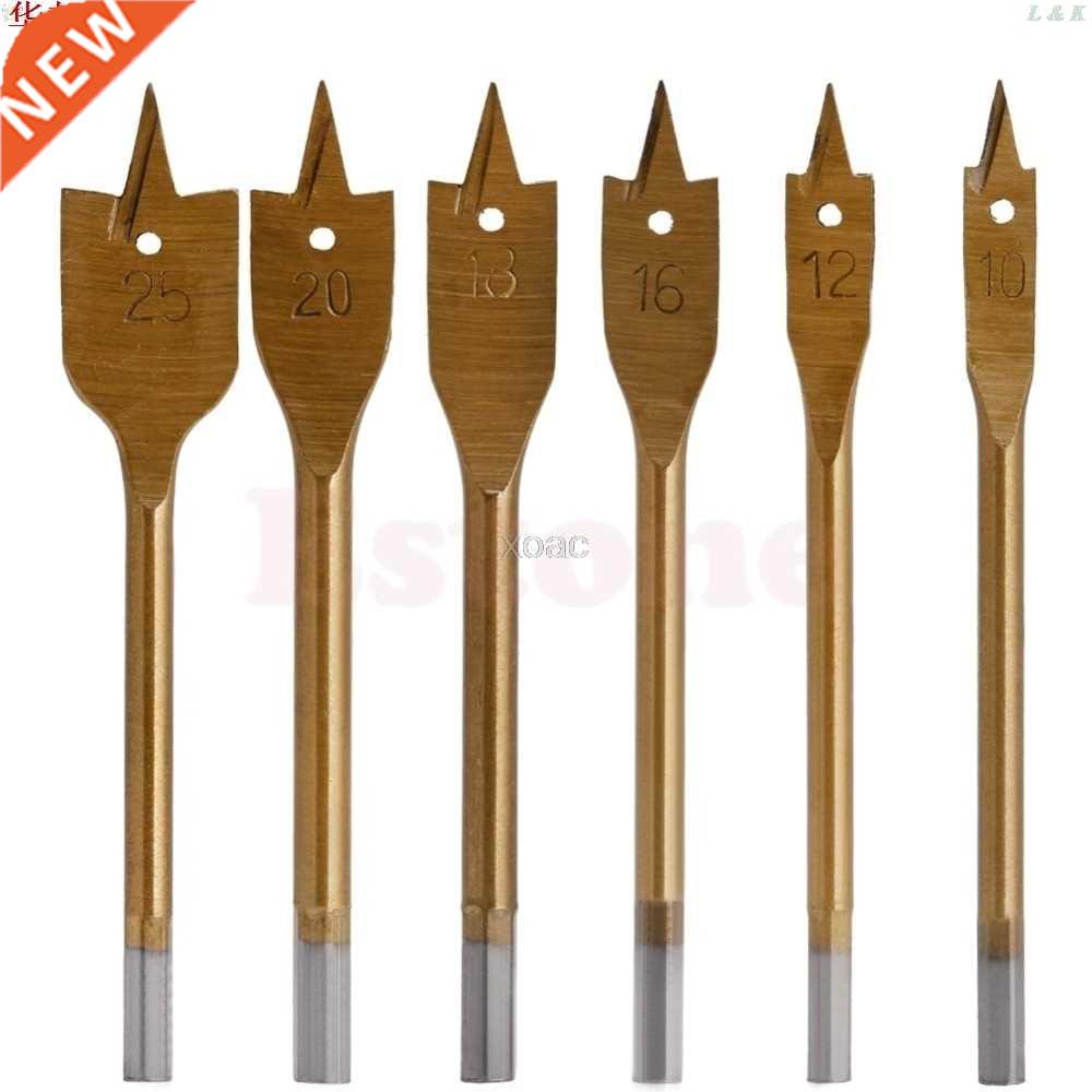 Hot6pcs Tools Industrial Spade Paddle Flat Wood Boring Drill
