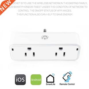 Socket wit Wifi Dual Plugs Works Smart Extenders Plug