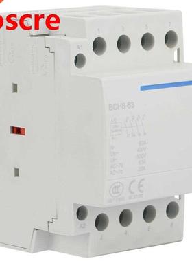 4P 63A 24V/230V 50/60Hz Household AC Contactor 2NO2NC modula