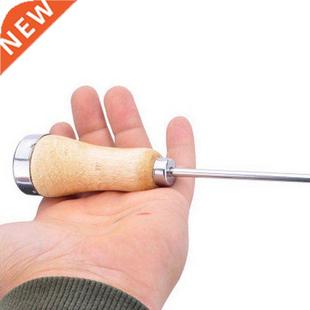 Ice Pick Wooden Stainless Tool Steel Kitchen Vintage Punch