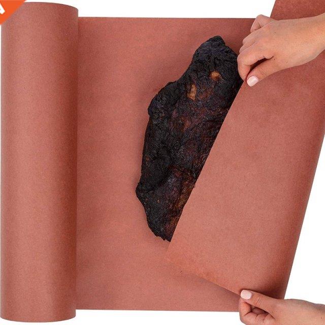 45.7Cmx53. Pink Kraft Butcher Paper Roll Food Grade Peach Wr