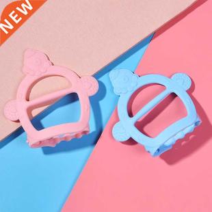 1Pcs Baby Silicone Bracelet Teether Toys 3Colors Bandage Des