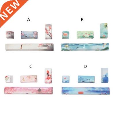 4 Keys / Set 5 Sides Dye Sublimation Mechanical Keyboard Key