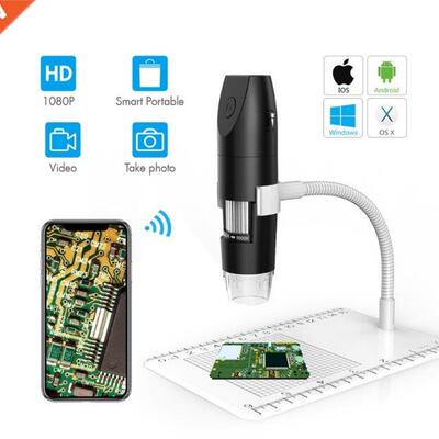2MP WiFi Digital Microscope 50X to 1000X Magnifier with Stan