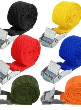 2Pcs 1M X 25mm Adjustable Cargo Lashing Strap Car Luggage Ca