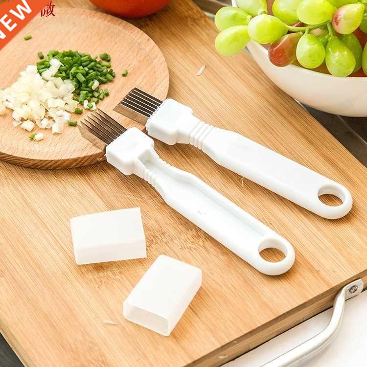 Onion Vegetble Cutter Slicer Scllion Kitchen knife Shred T