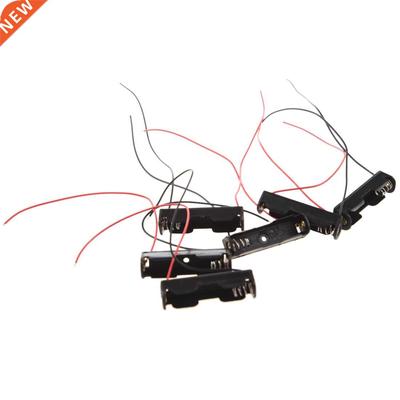 6Pcs Wired Connector 1.5V AAA Battery Holder Case Storage Bo