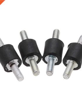 4pcs M3 8x8mm Rubber Mounts Double Ends Screw Anti Vibration
