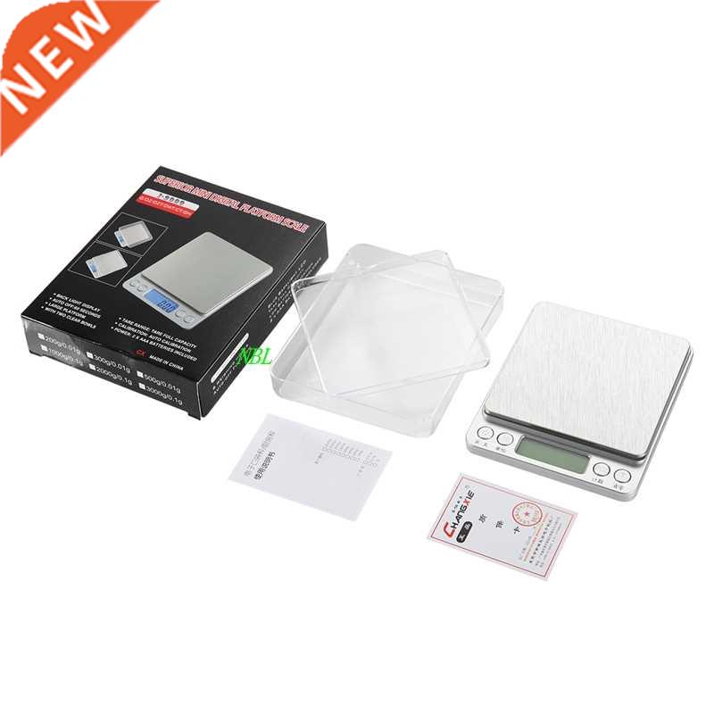 00g 0.01g LCD Digital Stainless Steel Platform Jewelry Scal