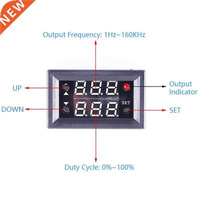 Signal Generator 15A Driver Module 1Hz-160KHz PWM Pulse Freq