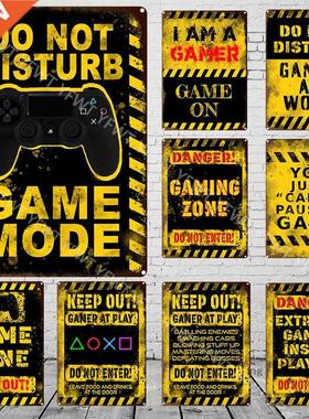 Gaming World Retro Plaques Metal Tin Signs Garden Decor Comp