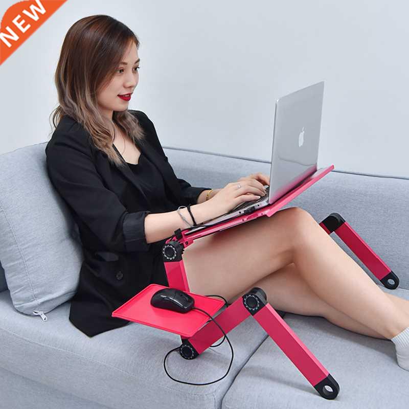 Adjustable Laptop Table for Bed Portable Lap Desk Fdable S