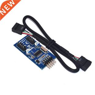 Mbod 9Pin USB Header to 2 Male Adapter Cd USB2.0 9P