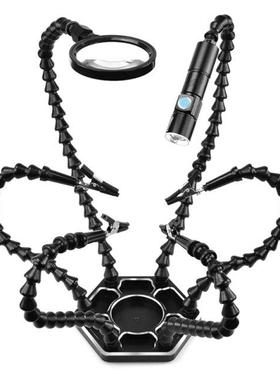 2022 New Helpng Hand Solderng Thrd Hands Vse wth 6 Flex