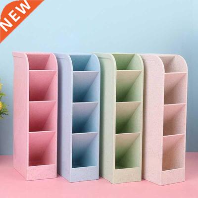 Multi-function Obliquely Inserted 4 Grid Desktop Pen Holder