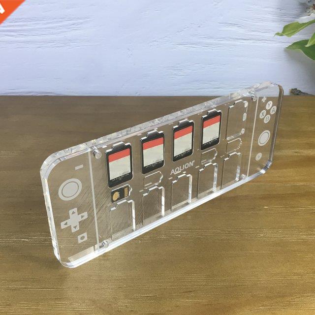 14 in 1 Game Card Case Transparent Acrylic Storage Box Shock