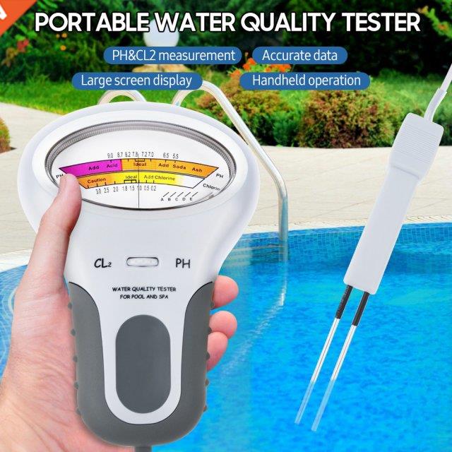 PC102 Portable Water Quality Tester Digital 2 in 1 PH &