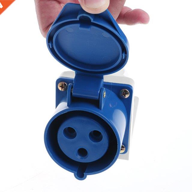 32 Amp 3pin Industrial Socket 220V-250Volt Weatherproof IP44