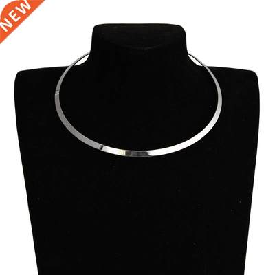 Simple Fashion Round Torques Collares Choker Necklace Punk R