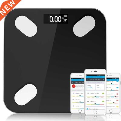 Bluetooth Smart Bathroom Floor Scales Body Weight Digital Bo