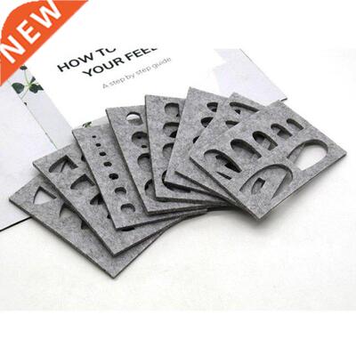 8pcs Wool Felt Mold Needle Felting  Craft Stencil Appliqu
