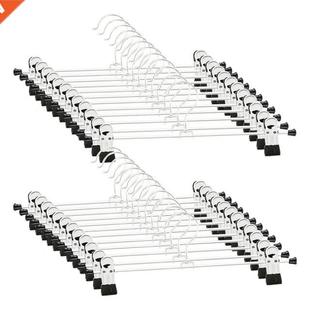 Pants Han Skirt Pant Metal Hanger Clips with Hangers PCS