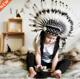 headdress shooting children props party chief feather Indian