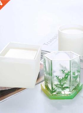 1pcs Silicone Mold Epoxy Resin  Pen Container Organizer B