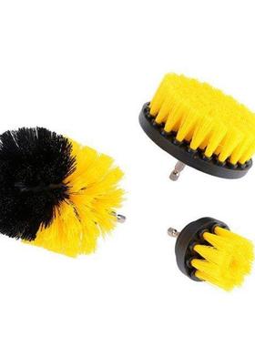 3pcs/set Electric Drill Brush Grout Power Scrubber Scrub Cle