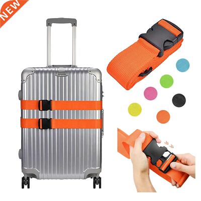Adjustable Nylon Lock Travel Luggage Straps Belt Protective
