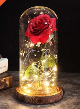 Drop shipping Galaxy Rose Artificial Flowers Beauty and the