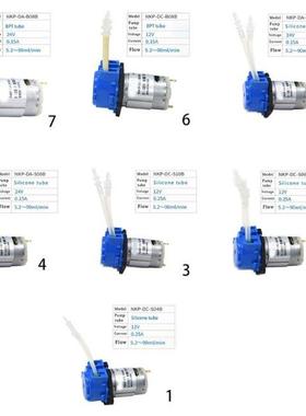 2022 New Self-priming Pump 12V/24V Peristaltic Pump 8 Types