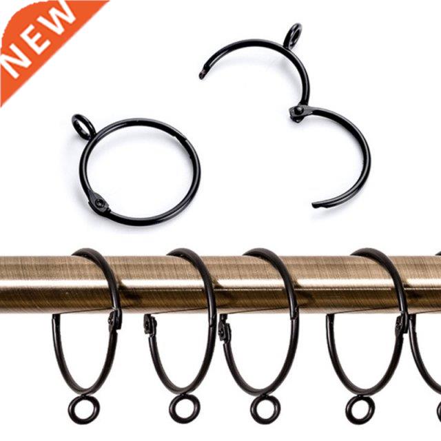 Metal Openable Curtain Rings Clips Rustproof Vintage Decorat