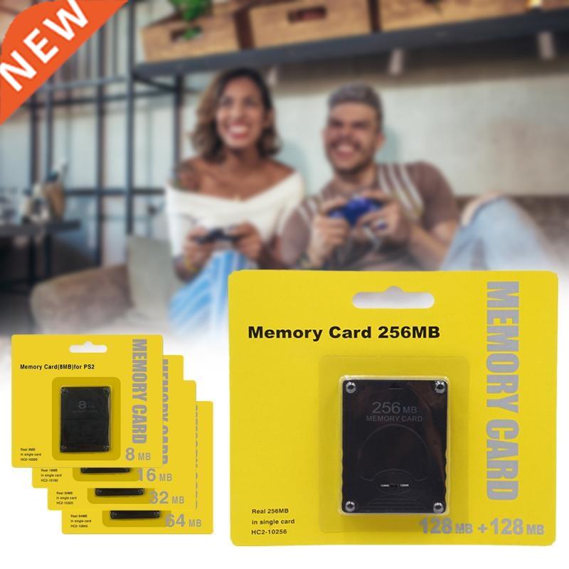 8/16/32/64/128/256MB Memory Card For Sony Playstation 2 PS2