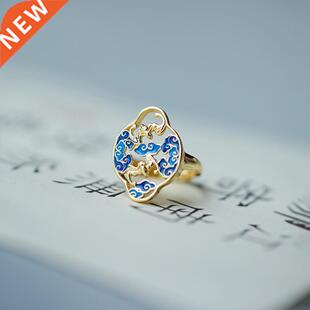 New Design Retro Ring Classical Temperament Hanfu Chinese St