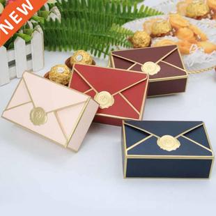 5/20/50/100pcs Gift Box Packaging Envelope Shape Wedding Gif