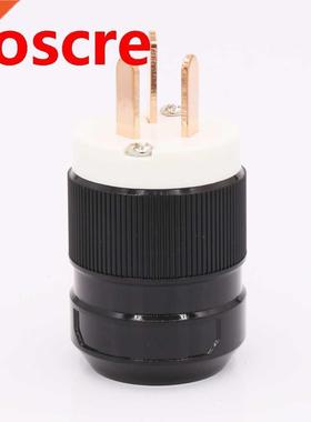 2Pieces Pure Copper AU Mains Power Plug Male Copper Connecto